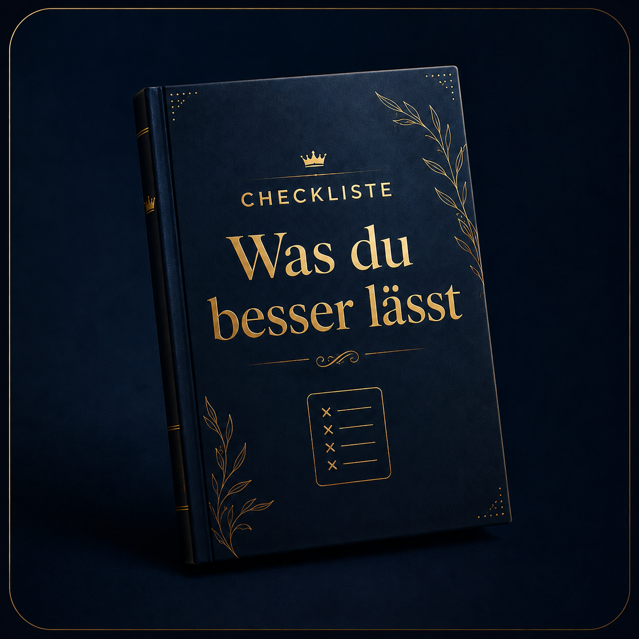 Cover des Materials Checkliste: Was du besser lässt